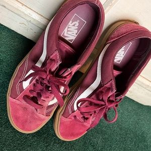 Brick Red Vans Mens 10.5